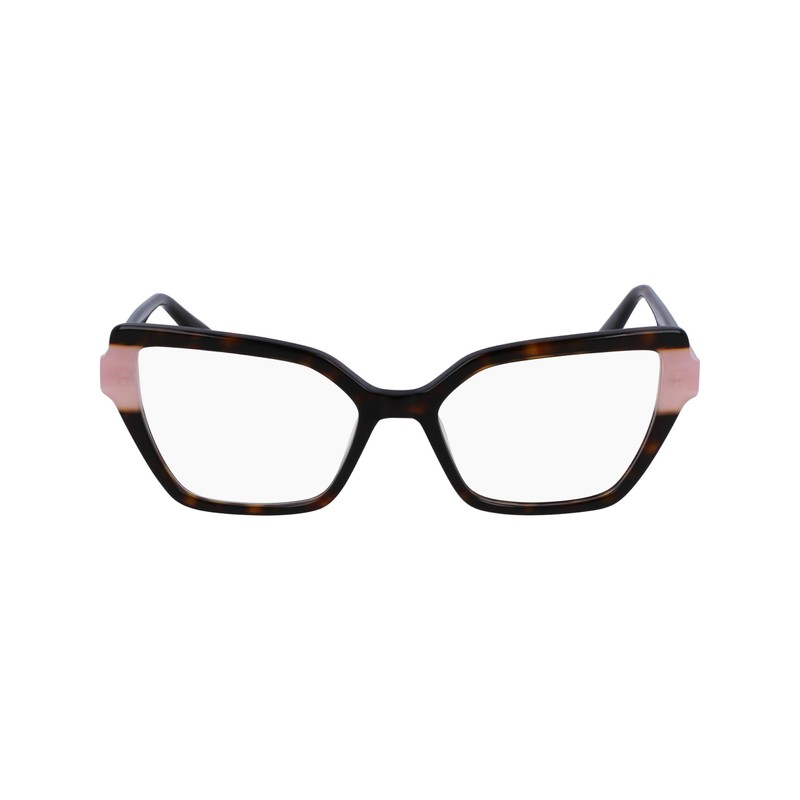 KARL LAGERFELD KL6131 Sunglasses, 243 Dark Tortoise/Rose, 6 1/2