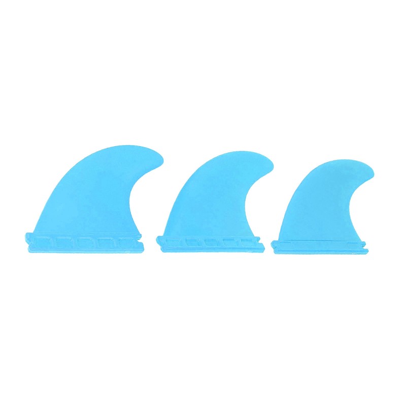 3Pcs Surfboard Fins PVC Thruster Fins Surfing Board Accessories for