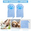 Risipu 2 Pcs Dog Cleaning Gloves for Dogs and Cats,