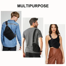 Lightweight Sling Bag, Anti Theft Crossbody Bags for Women Men Casual Shoulder Crossbody Sport Travel Hiking Bag