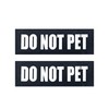 Service Dog Patches, 2Pack Patches with Hook Backing for Dog