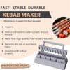 Fowecry Grey Plastic Kebab Maker Press Manual Kebab Maker Press