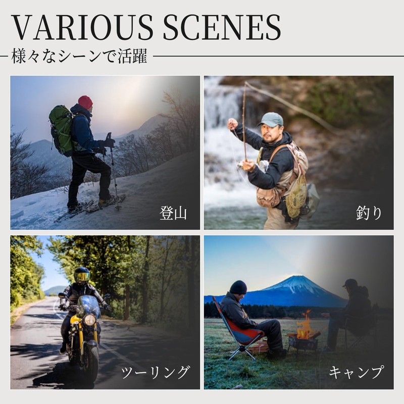 Milibess Titanium Belt Lock, Double Buckle Key Ring & Titanium