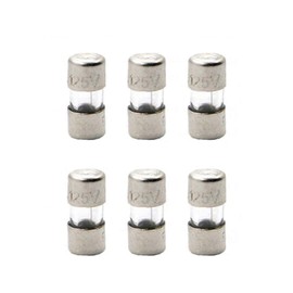 DealEnvy- (6 Pack) F3AL Fast-Blow Mini Fuse 3A 3amp 125V Glass Fuses for Mini Christmas Lights/String Lights 0.14 x 0.39 inch / 3.6 x 10 mm (6, 3 Amp)