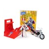 Evel Knievel Deluxe Silver High Jumper Stunt Cycle Extreme Jumps
