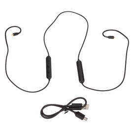Zopsc-1 MMCX Cable de Auriculares Inalámbrico Azul, Cable de Auriculares con Micrófono Y Controlador, Cable Adaptador Inalámbrico Bluetooth MMCX para SE215 SE315 SE425 SE535