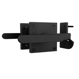 JUBEST Double Side Gate Latch, Heavy Duty Swinging Door Latch Gate Hardware for Left Inswing Outdoor Fence, Wooden Gates, Pool Gate, Backyard, Garden