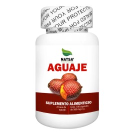Aguaje Peruano 100 Cápsulas, Antioxidante, Mejora tu Piel y Cabello, Regulador Hormonal, Antiinflamatorio, Calidad Premium