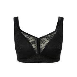 Ulla Popken Women's Bra, black
