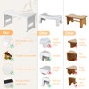 Yose Toilet Stool Foldable, 7 Inch Poop Stool for Bathroom,