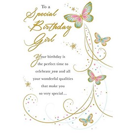 Piccadilly Greetings Group Ltd Traditional Birthday Card Birthday - 7 x 5 inches - Piccadilly Greetings,red|beige|grey|yellow