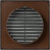 ECOPRO VENT Black 5'' Inch Ventilation Grille - Inside/Outside use
