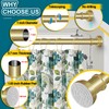 ZYRW Gold Shower Curtain Rod 36-68 Inch(3-5.6ft) Never Rust No