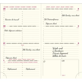 Exacompta Internal Refill for Eurotime 16 Diary, Jan to Dec 2018