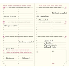 Exacompta Internal Refill for Eurotime 16 Diary, Jan to Dec 2018