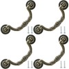 Uenhoy 4 Pcs 3.75 Inch Bail Handle Drop Pulls Vintage