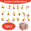 GEMEM 5 Pack Wooden Blocks Puzzle Brain Teasers Toy STEM