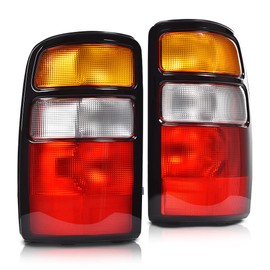 GRAND ORANGE Rear Tail Light w/o Bulbs Compatible with Chevy Suburban 2000-2006 Fits Chevy Tahoe 2000-2006 Fits GMC Yukon/Yukon Denali/Yukon Denali XL 2000-2006