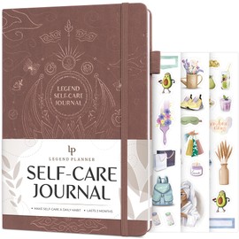 Legend Self-Care Journal – Guided Daily Reflection Journal to Support Mental & Physical Health – Daily Mood, Meditation & Personal Development Notebook – 26.5x18.5cm, Lasts 3 Months (Dark Terracotta)