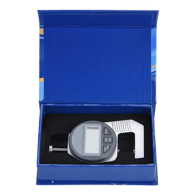 Digital LCD Readout Percentile Thickness Gauge 0-12.7mm/0.5" 0.01mm / 0.0005"