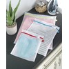 Whitmor 6505-4362 codificado con Colores de Malla Bolsas Lavado, Juego