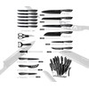 Dockorio all in one Kitchen Knife Set with Block, 19
