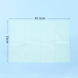 ATOMUS 125Pcs Disposable Waterproof Mat Leakproof Clean Tablecloths Underpad Beauty Salon Tattoo Protector Pad Sheet(blue)