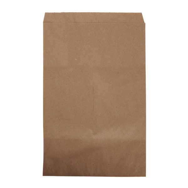 SSWBasics Small Natural Kraft Paper Merchandise Shopping Bags - 6¼”W x 9¼”H - Case of 1000 - Perfect for Greeting Cards, Gifts, Candy, Crafts, Party Favors, Jewelry, Merchandise