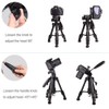 CAMBOFOTO 12.5 Inch Travel Tripod 62 cm Lightweight Tripod with