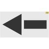 62" STRAIGHT ARROW Stencil - 1/8" (.125") PRO-Grade LDPE