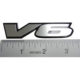 V6 Engine Badge Emblem for Honda Accord Odyssey Van Coupe Sedan Toyota Camry Solara Tacoma RAV4 4Runner Tundra