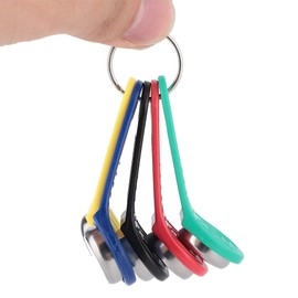 BORDSTRACT iButton, 5pcs Rewritable RFID TM Card Set iButton Touch Memory Key IB Tags