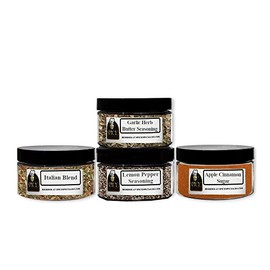 Butter Boards Seasoning Gift Set - (Sweet & Savory Assortment, 4 Jar Assortment)
