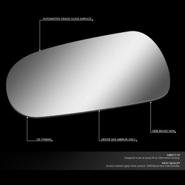 Driver Left Side Door Rear View Mirror Glass Lens Replacement Replacement for 1990-2001 Honda Accord/Civic/Acura Integra
