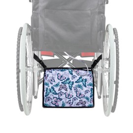 Wheelchair Bag for Catheter, Urine Drainage & Infusion Bags, Catheter Bag Covers Leak-Proof Oxford Fabric Holder Under Wheelchair, Chair & Bed Rails, with Sealed Design 13.8 x10.6 inches (Purple)