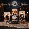Homemory Halloween LED Pillar Candles, Realistic Flickering Set of 3