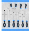 URASISTO 120-pieces Magnetic Screwdrivers Sets Includes Sockets, Slotted, Phillips, Hex,