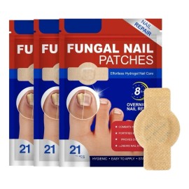 Jf Parches De Uñas Fúngicas, 63pcs De Tratamiento