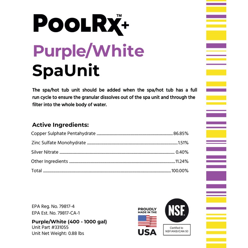 PoolRX+ spa Unit 400-1,000 gallons