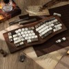 Wood perfume keycap PBT mechanical keyboard vintage, FOA wood, 1 set / 원목 향수 키캡 PBT 오면 기계식 키보드 빈티지, FOA 우드, 1세트