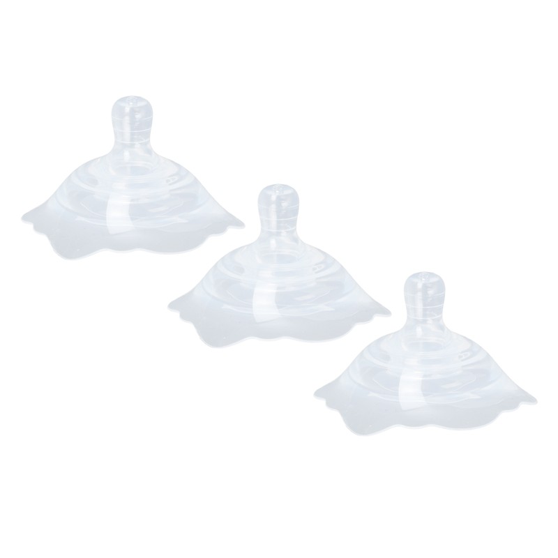 3Pcs Teat Shields 2 Layer Protective Cover for Breastfeeding Nursing