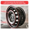 14 inch Wheel Covers for Iron Rim, 14" Black Hubcap