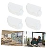 Gatuida 4Pcs Sliding Sash Stopper Window Safety Lock for Sliding