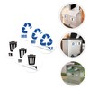 Operitacx Bin Stickers Numbers for Trash Garbage Can Sticker of