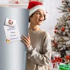 TRIOSK Christmas Magnets 3D Illusion Fridge Magnet Cat with Saying