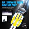 IRONWALLS 6-sides 9012 HIR2 LED Headlight Bulbs High Low Beam