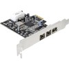 DeLOCK PCI Express Card 1x FireWire A/2x FireWire B