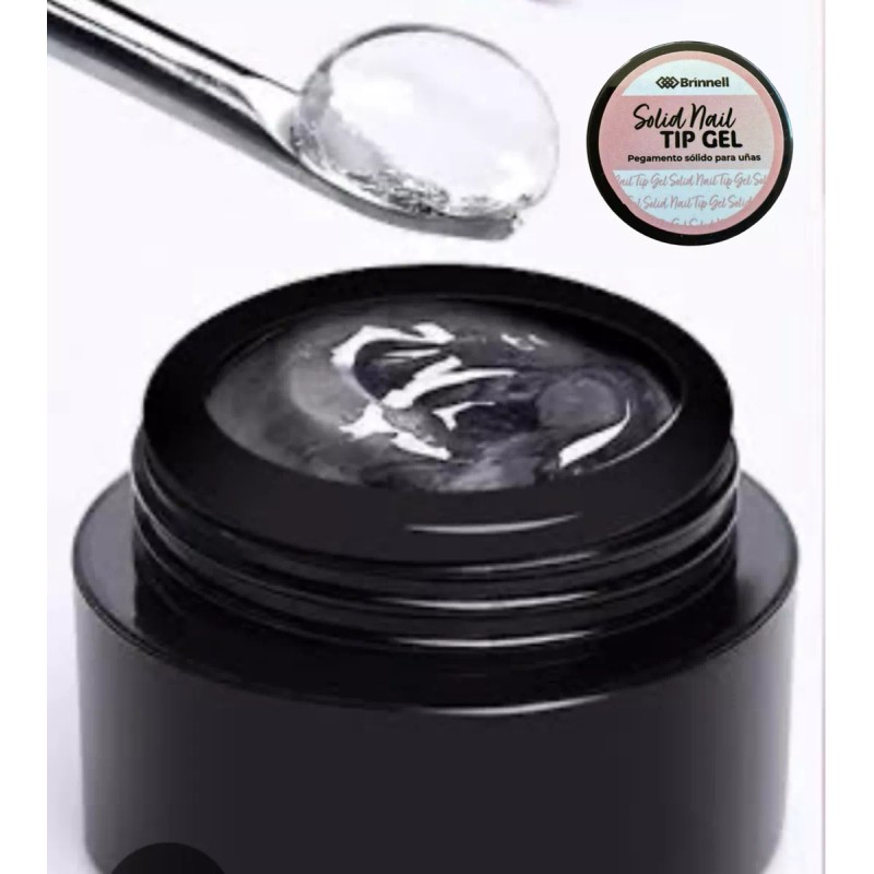 Brinnell Pegamento Solido Para Uña Press On Tips