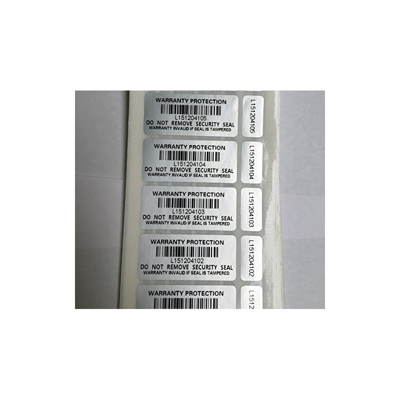 Tamper Proof Warranty Void Stickers Protection Labels Security Seal Double