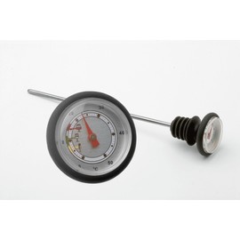 Weis Wine Thermometer, Stainless Steel Silver/Black, 19.5 x 5 x 5 cm